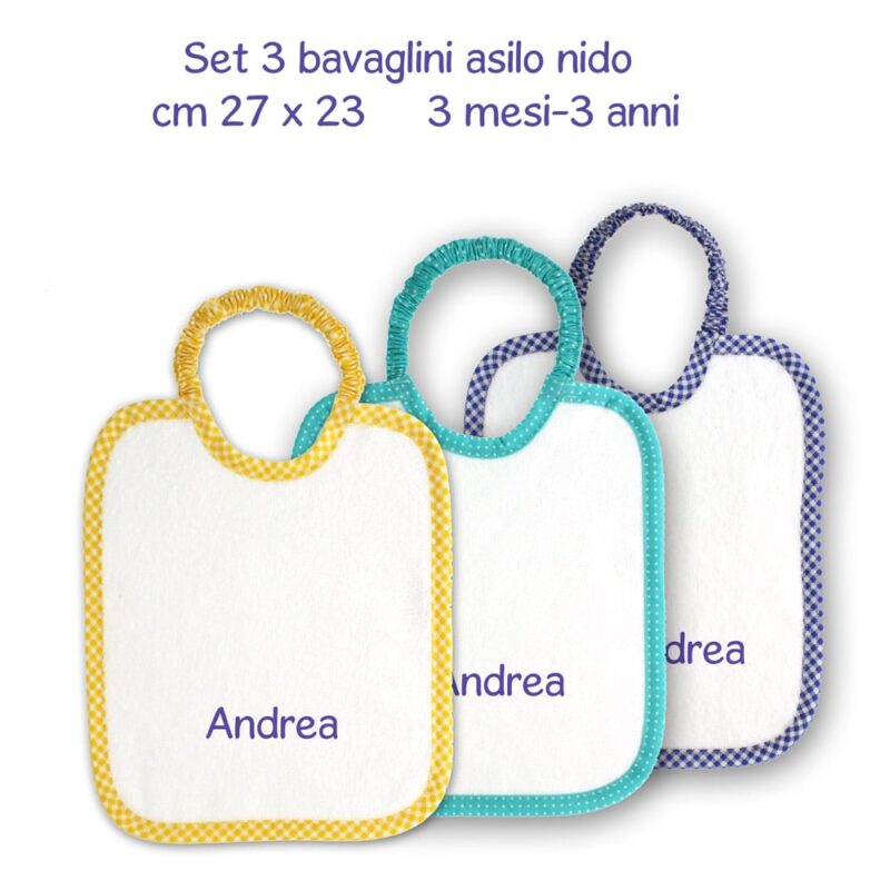 Bavaglini Personalizzati Asilo Nido Bimbo