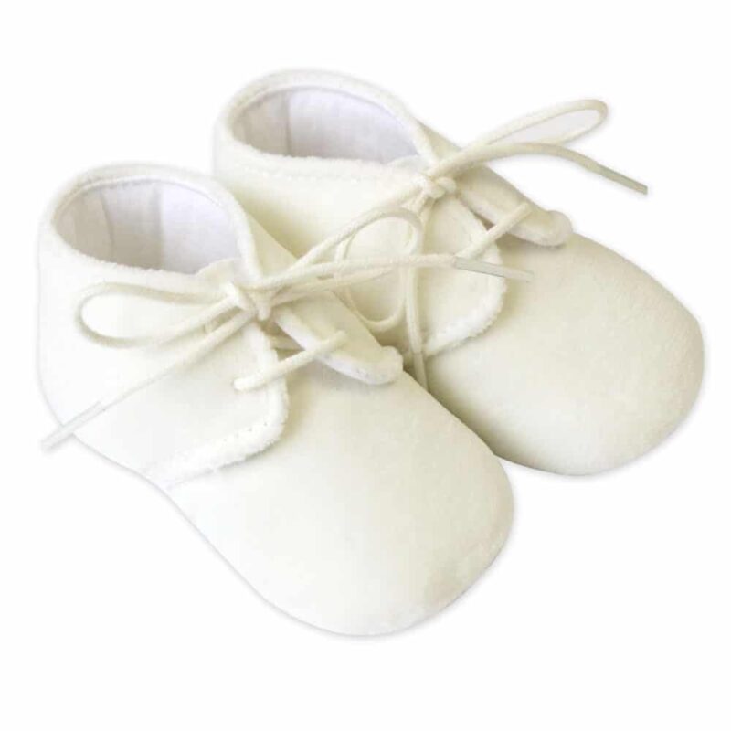 Scarpina Neonato Battesimo in Velluto