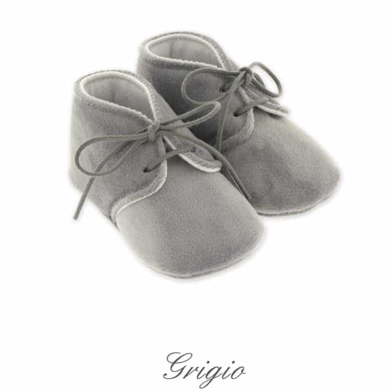 Scarpina neonato in velluto - Coccole Store