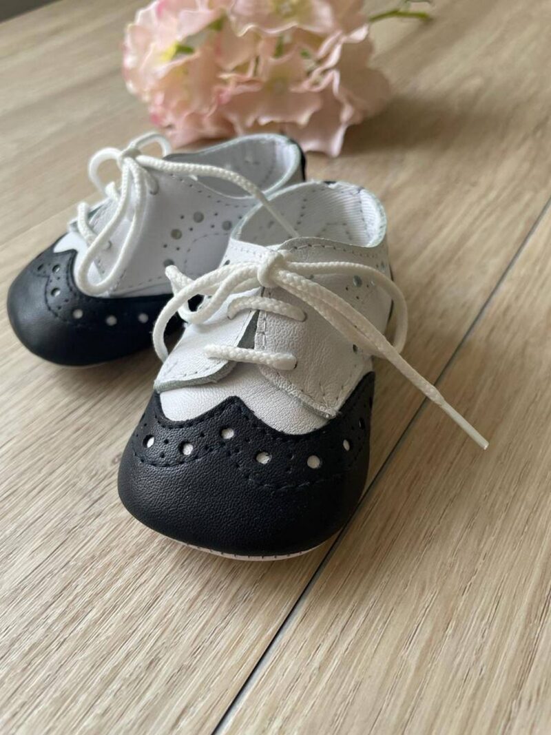Scarpina neonato battesimo in nappa