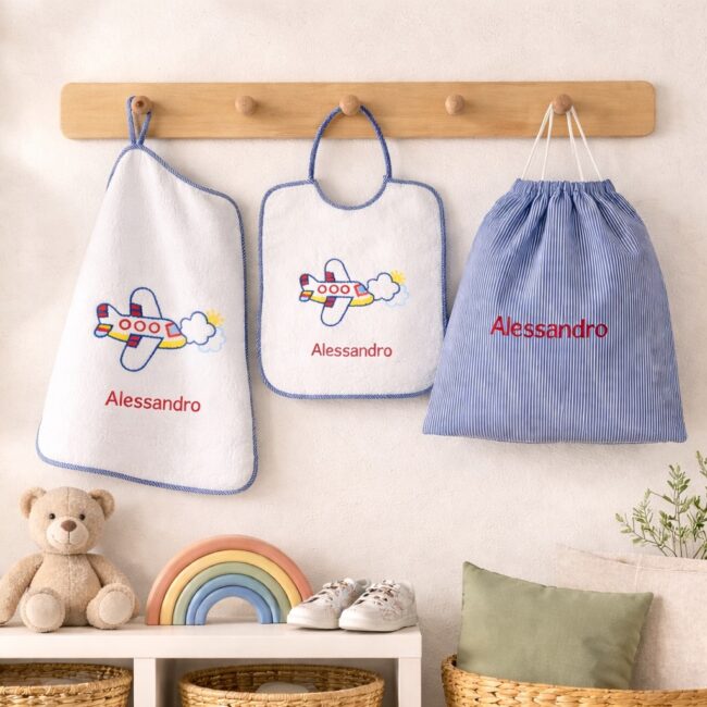 Set Asilo Aeroplano Personalizzato