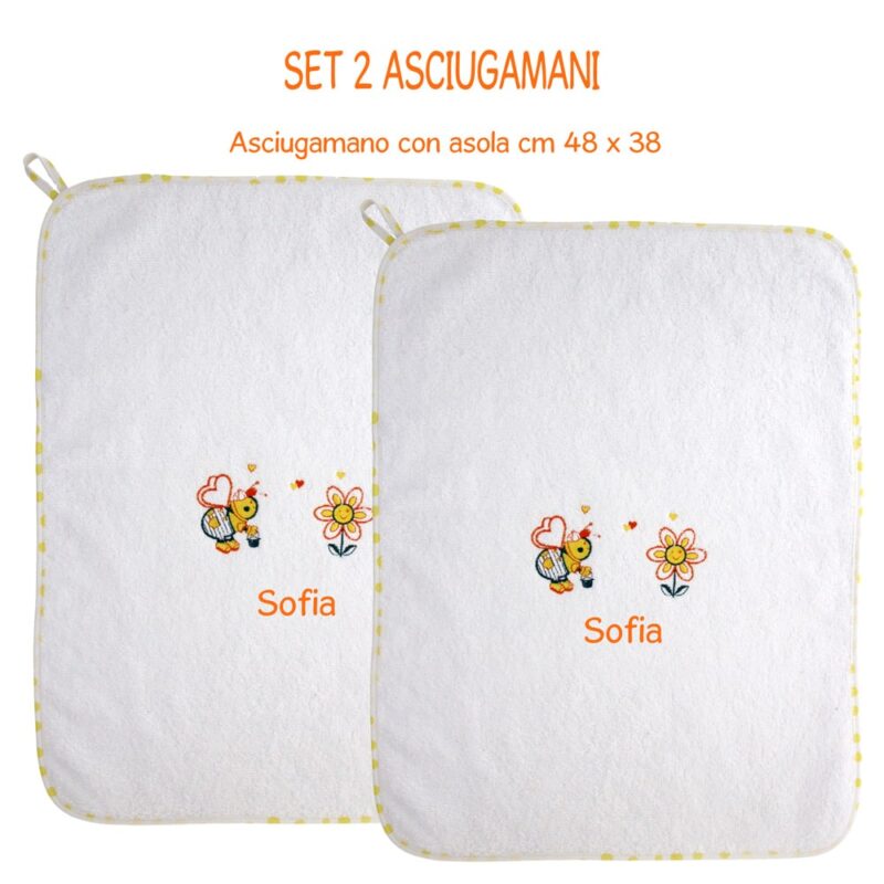 Asciugamani Personalizzati Asilo Apina - immagine 2