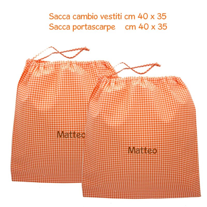 Sacche Asilo Personalizzate Pesciolino - immagine 2