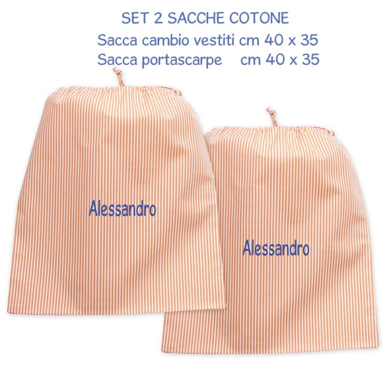 Sacche Asilo Personalizzate Paracadutista - immagine 2