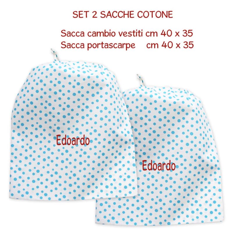 Sacche Asilo Personalizzate Space - immagine 2