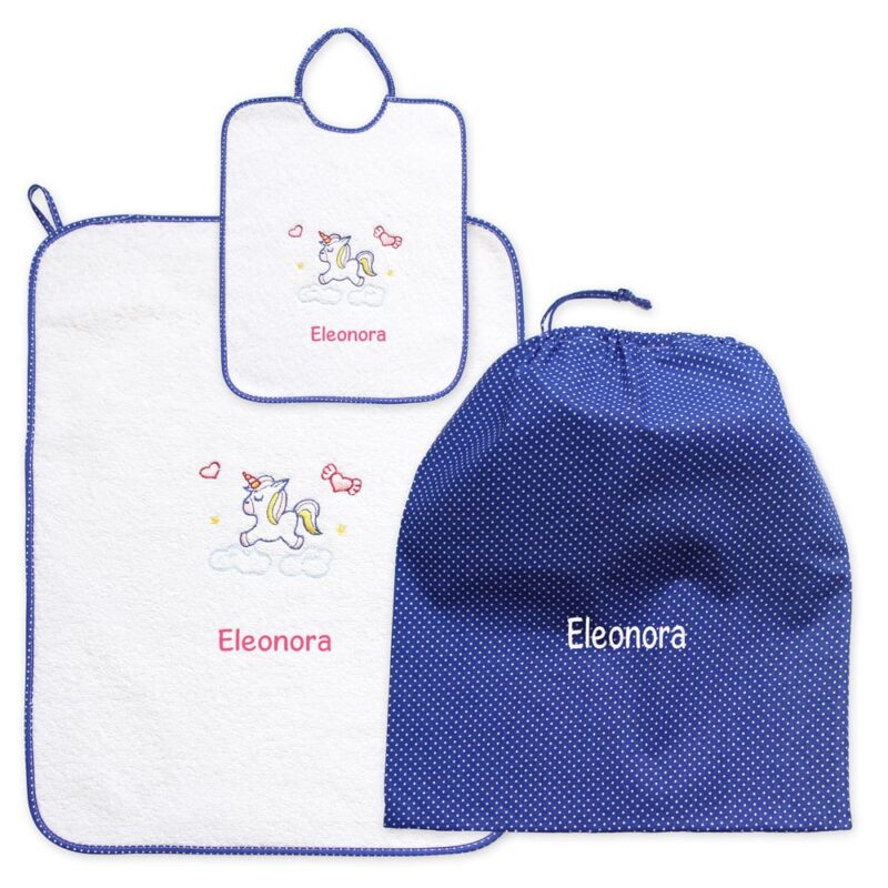 Set Asilo Personalizzato Nido Unicorno