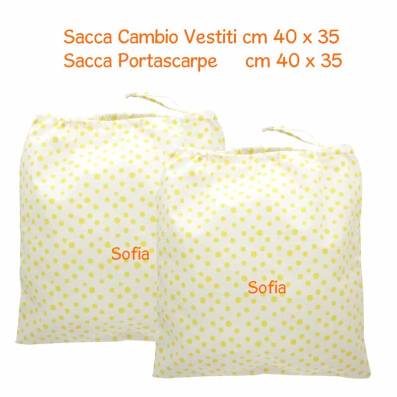 Sacche Asilo Personalizzate Apina - immagine 2