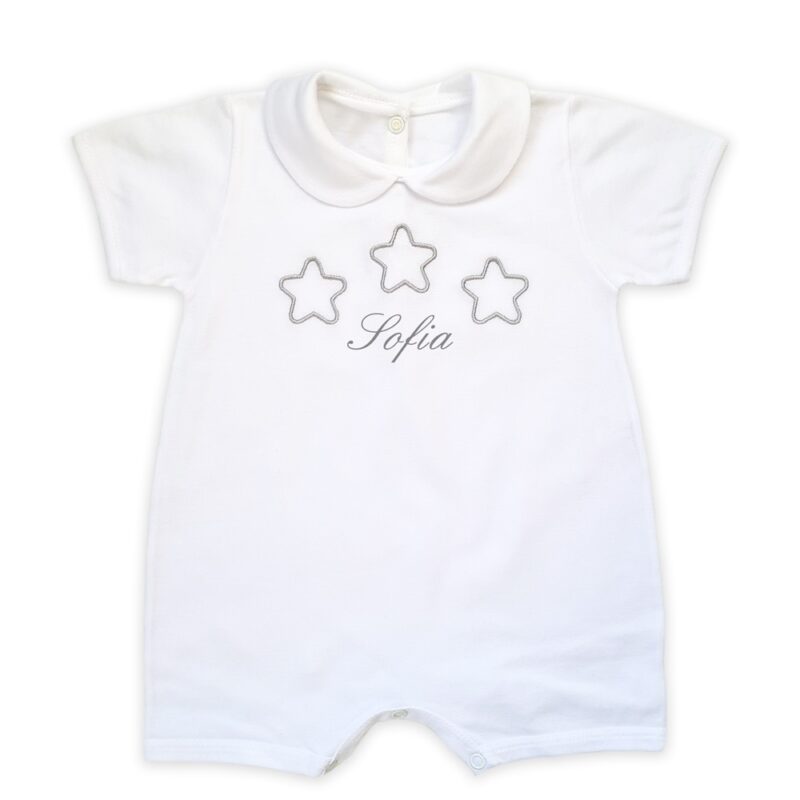 Pagliaccetto Personalizzato Neonato con Stelline - immagine 6