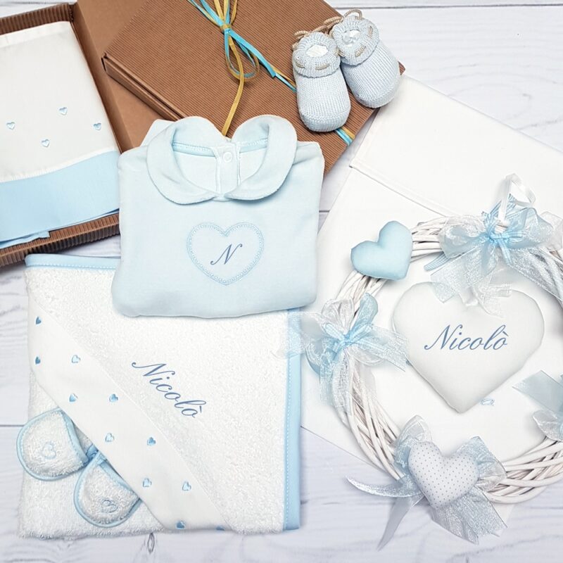 Corredino Personalizzato Cuore Azzurro