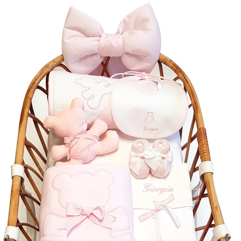 Corredino Personalizzato Orsetto Rosa