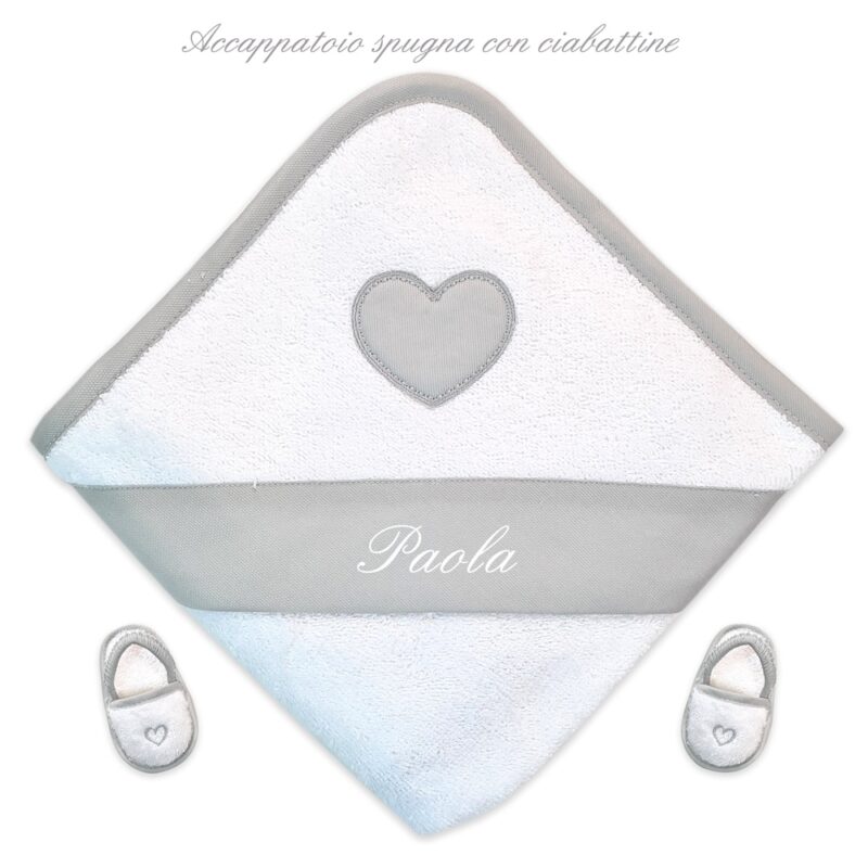 Accappatoio Personalizzato Cuore