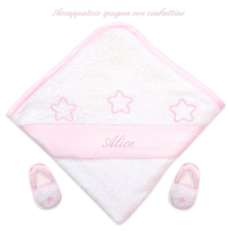 Accappatoio Personalizzato stelline