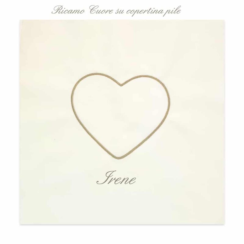 Corredino Personalizzato Cuoricini Ecru - immagine 10