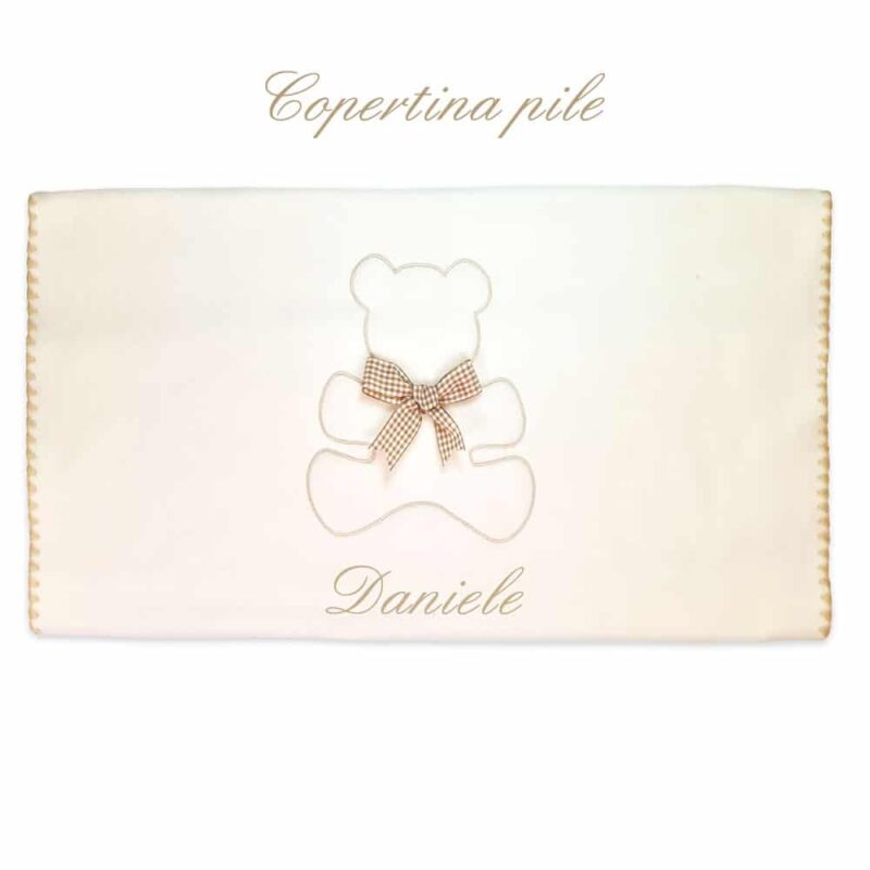 Corredino Personalizzato Orsetto Ecru - immagine 12