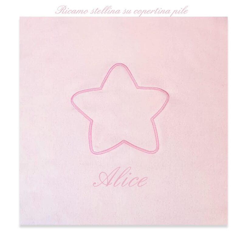 Copertina personalizzata Pile stella in cinque colori