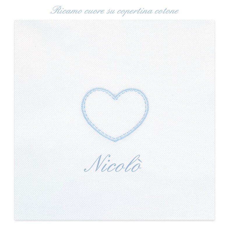 Corredino Personalizzato Cuoricini Azzurro - immagine 12