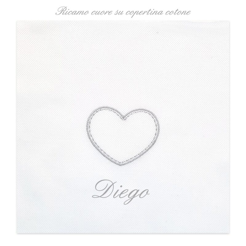 Corredino Personalizzato Cuoricini Grigio - immagine 13