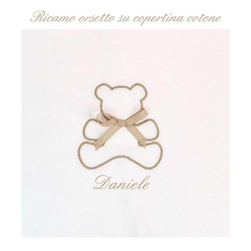 Corredino Personalizzato Orsetto Ecru - immagine 14