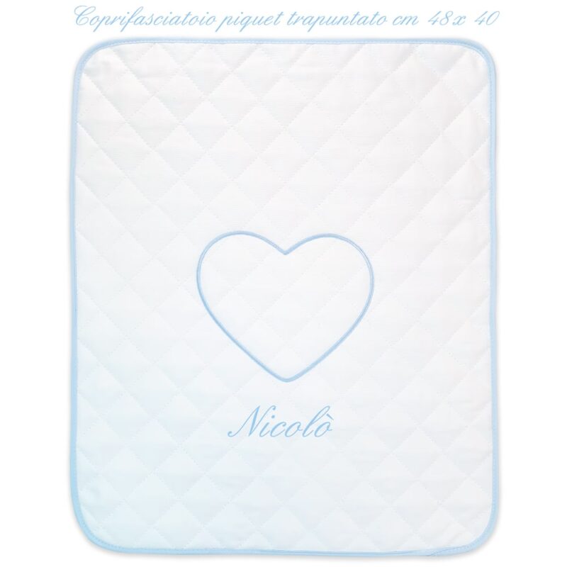 Corredino Personalizzato Cuoricini Azzurro - immagine 9