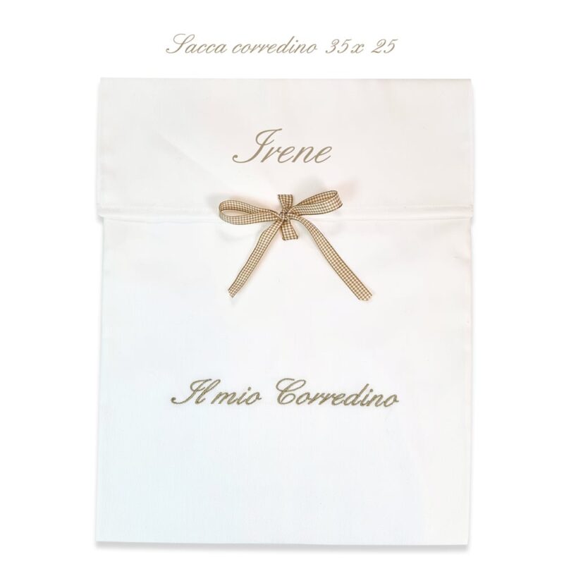 Corredino Personalizzato Cuoricini Ecru - immagine 5
