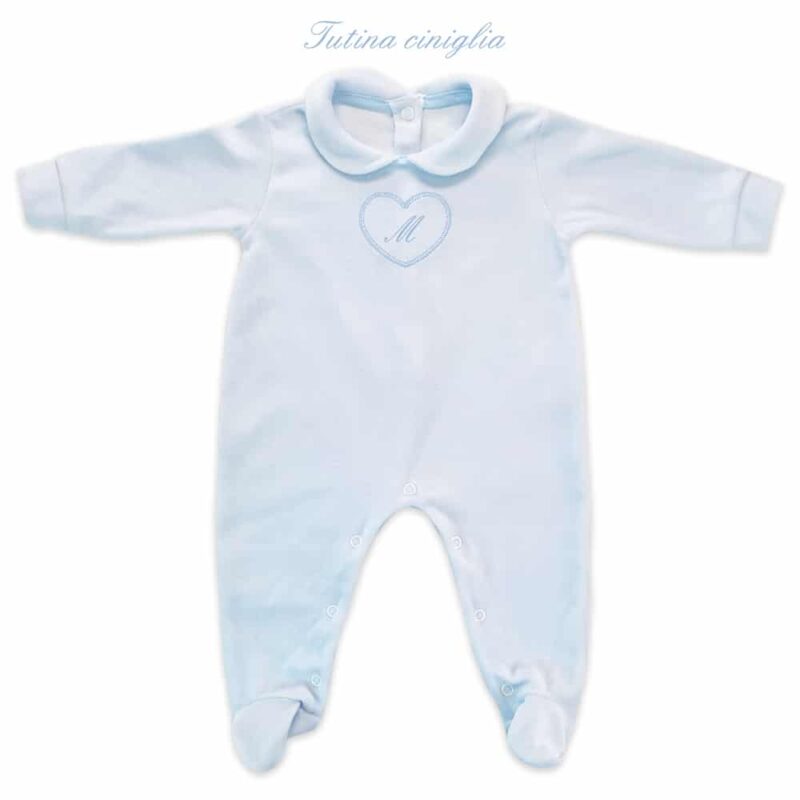 Tutina Neonato Personalizzata CINIGLIA cuore
