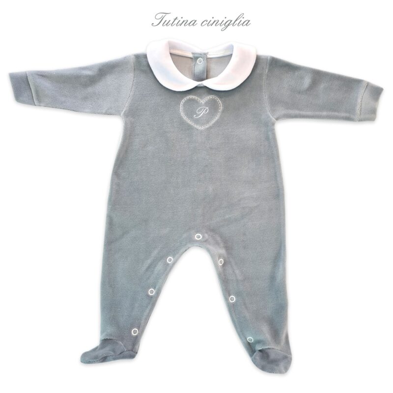 Tutina Neonato Personalizzata CINIGLIA cuore