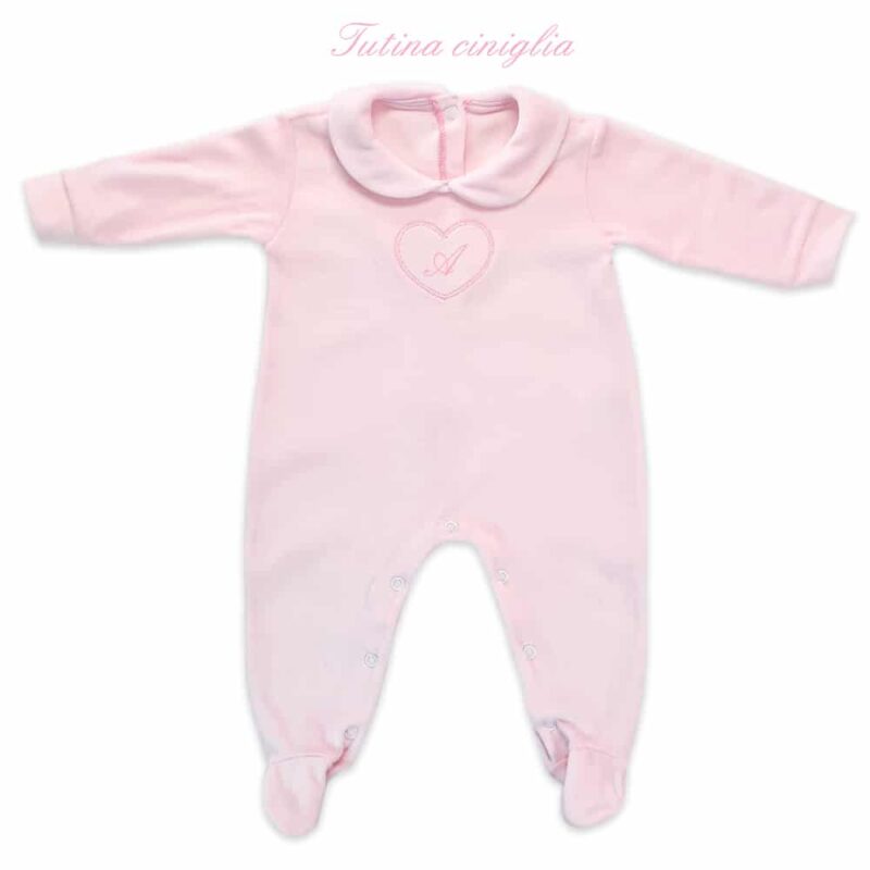Tutina Neonato Personalizzata CINIGLIA cuore