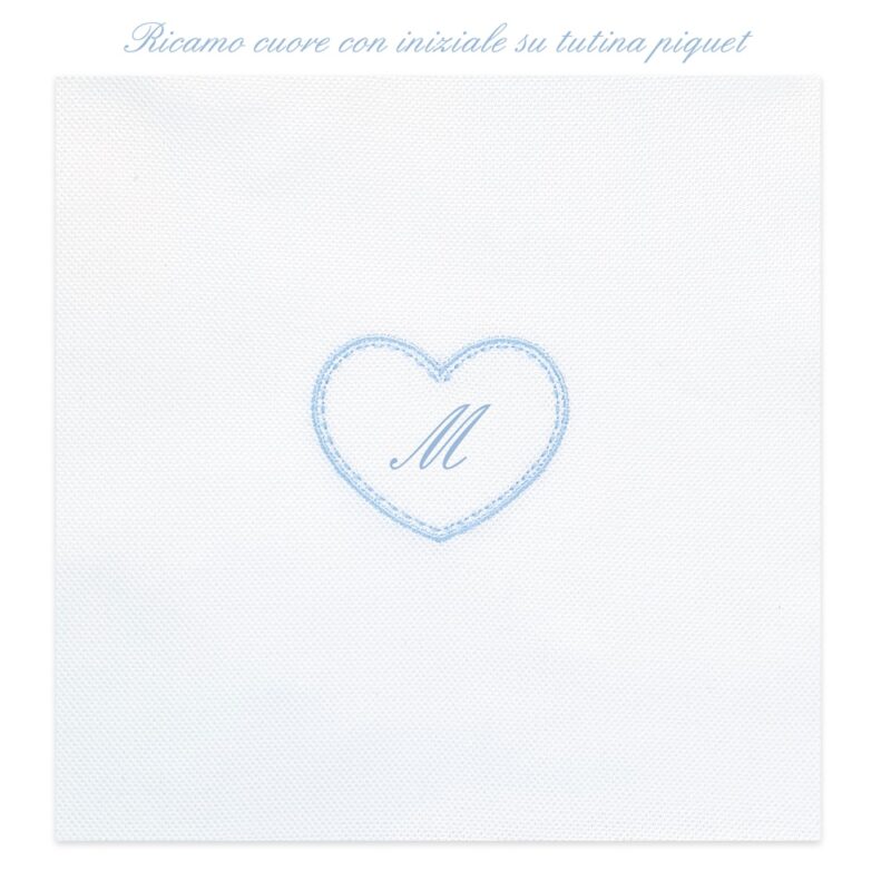 Corredino Personalizzato Cuore Azzurro - immagine 3