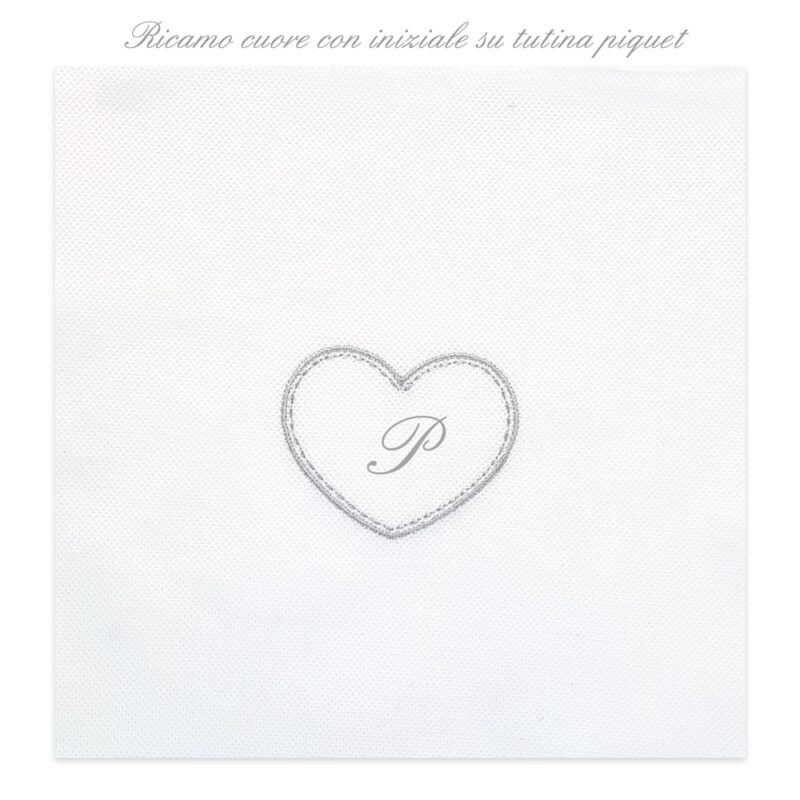 Corredino Personalizzato Cuore Grigio - immagine 3