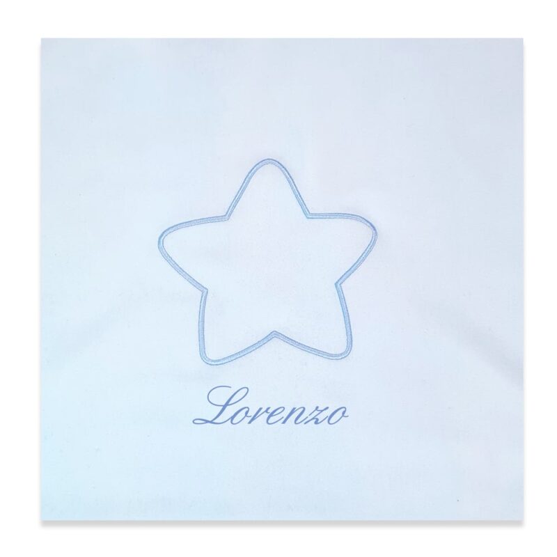 Copertina culla personalizzata in Pile con stella in 5 colori - immagine 3