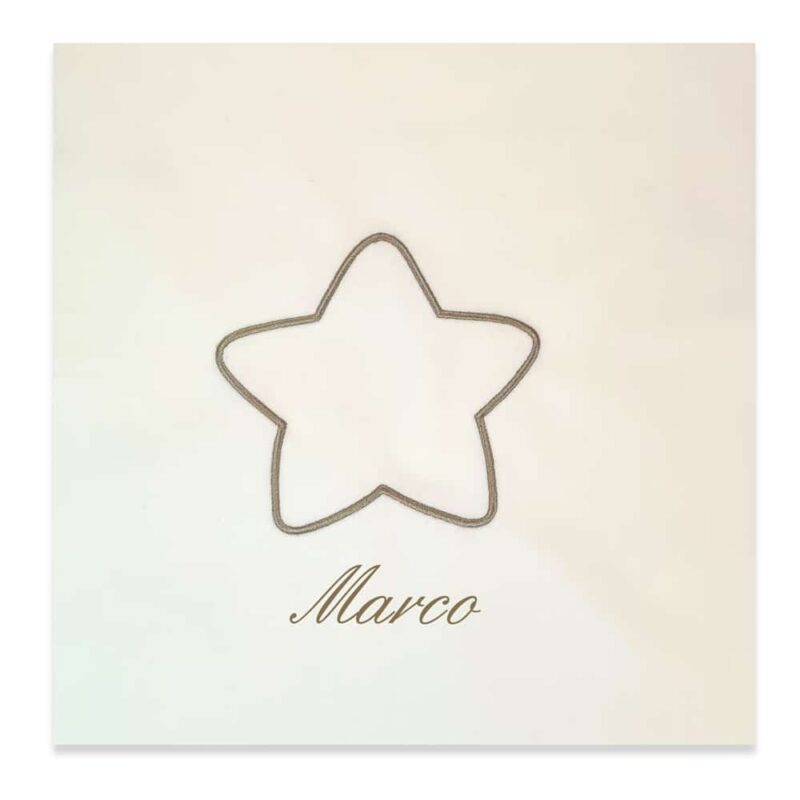 Copertina culla personalizzata in Pile con stella in 5 colori - immagine 5