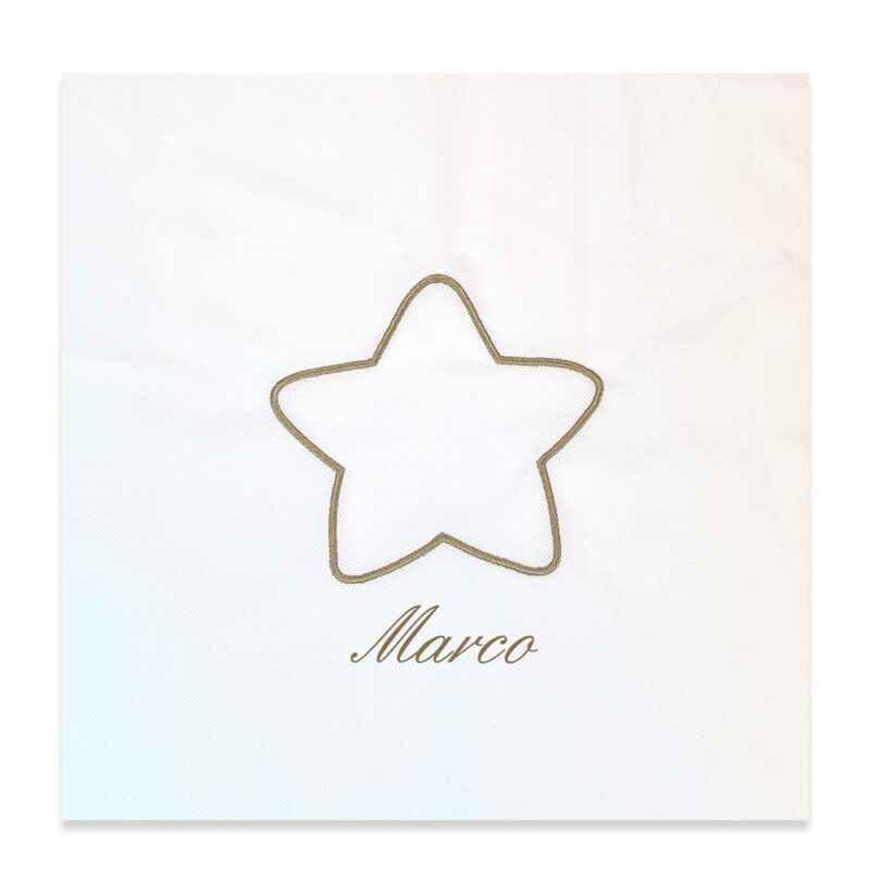 Copertina personalizzata Cotone Stellina in cinque colori