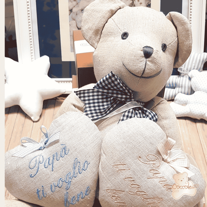 Cuoricino Personalizzato Papà Ti voglio bene - immagine 2