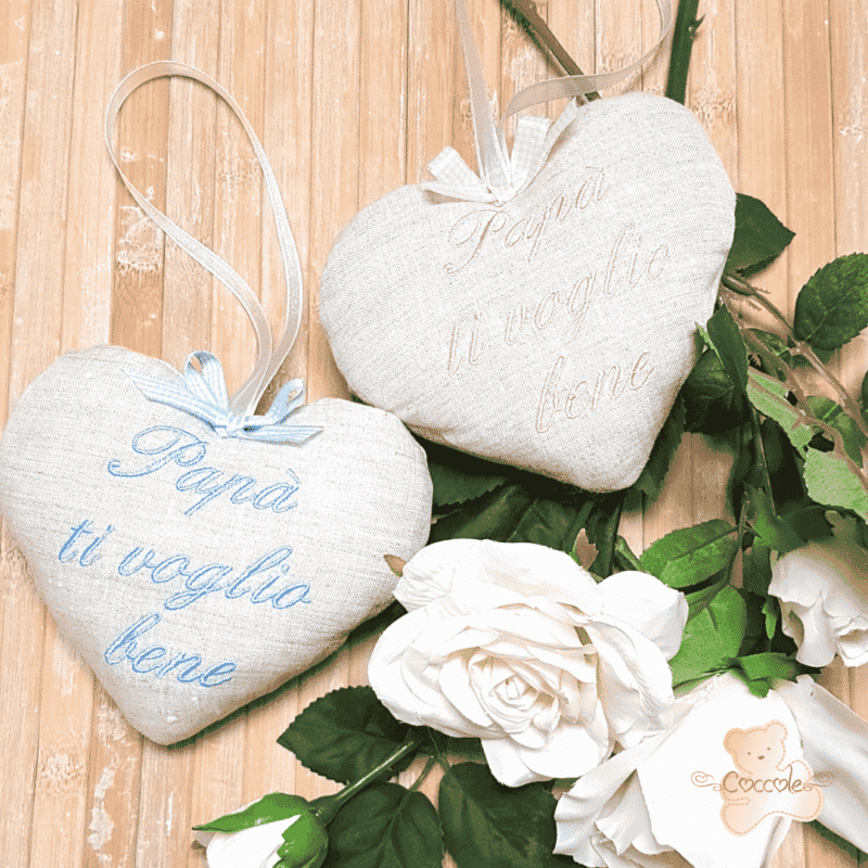 Cuoricino Personalizzato Papà Ti voglio bene