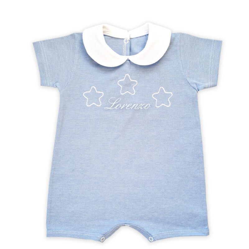 Pagliaccetto Personalizzato Neonato con Stelline - immagine 3