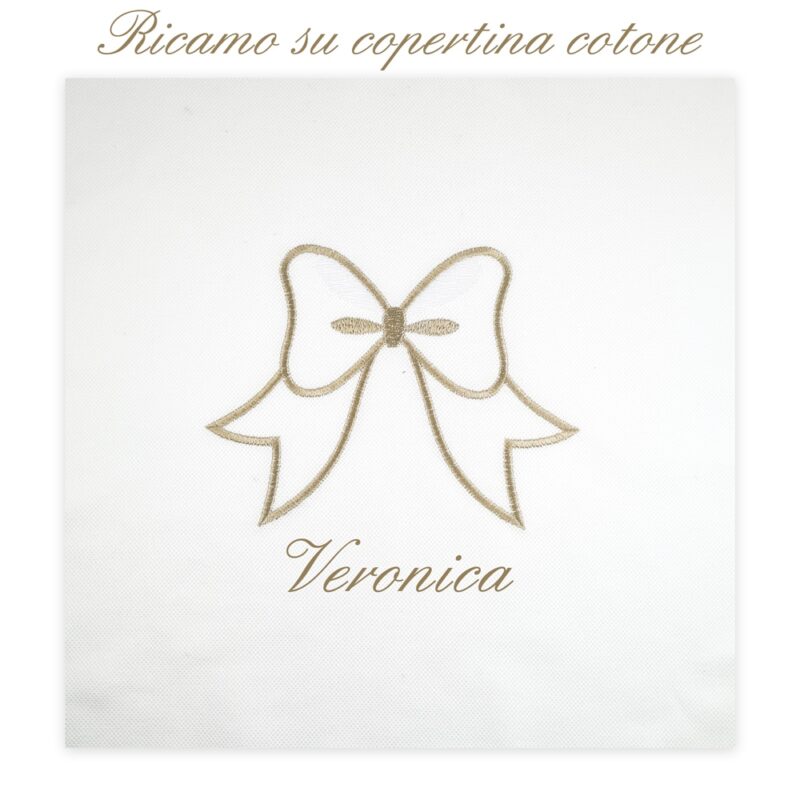 Corredino Personalizzato Nodo d'Amore Ecru - immagine 15