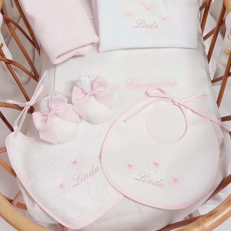 Corredino Personalizzato Fiocchetti Rosa