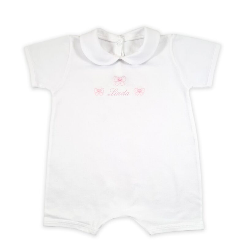 Pagliaccetto Personalizzato Neonato Fiocchetti