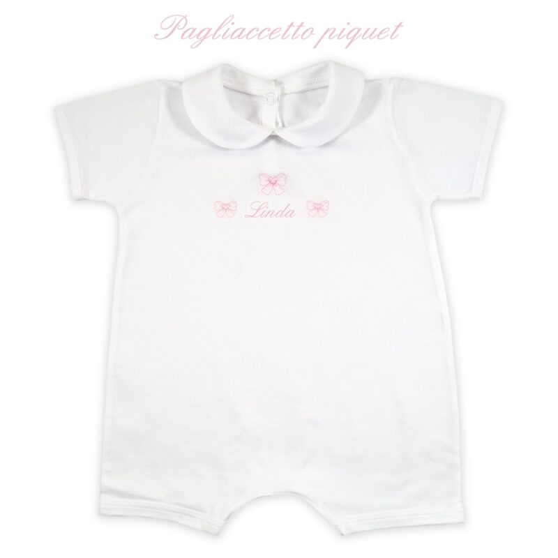 Corredino Personalizzato Fiocchetti Rosa - immagine 5