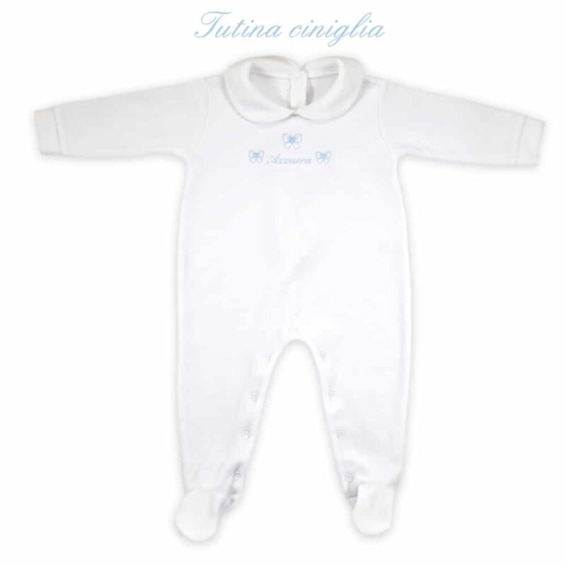 Corredino Personalizzato Fiocchetti Azzurro - immagine 3