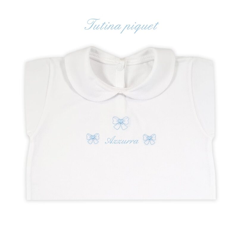 Corredino Personalizzato Fiocchetti Azzurro - immagine 4