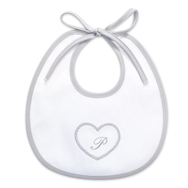 Bavaglino Neonato Personalizzato Cuore