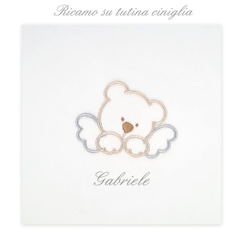 Corredino Personalizzato angioletto Ecru - immagine 12