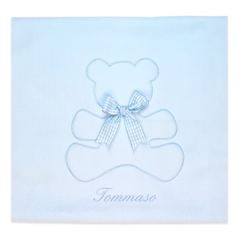 Copertina personalizzata Cotone Orsetto in cinque colori - immagine 3