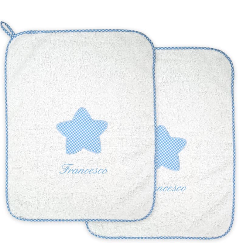 Set Asciugamani Asilo Personalizzati Stella - immagine 5