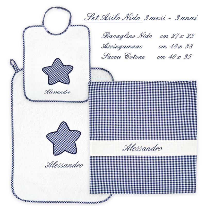Set Asilo Personalizzato Nido Stella - immagine 3