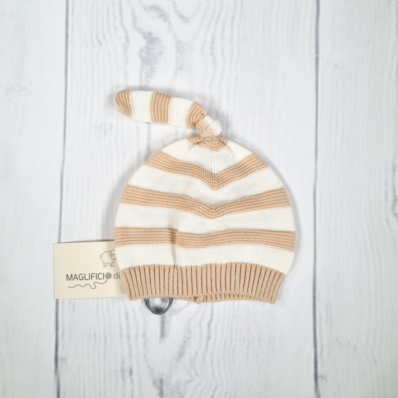 Cuffietta a righe un puro cotone naturale