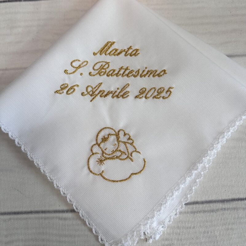 Lavetta Battesimo Angioletto Personalizzata