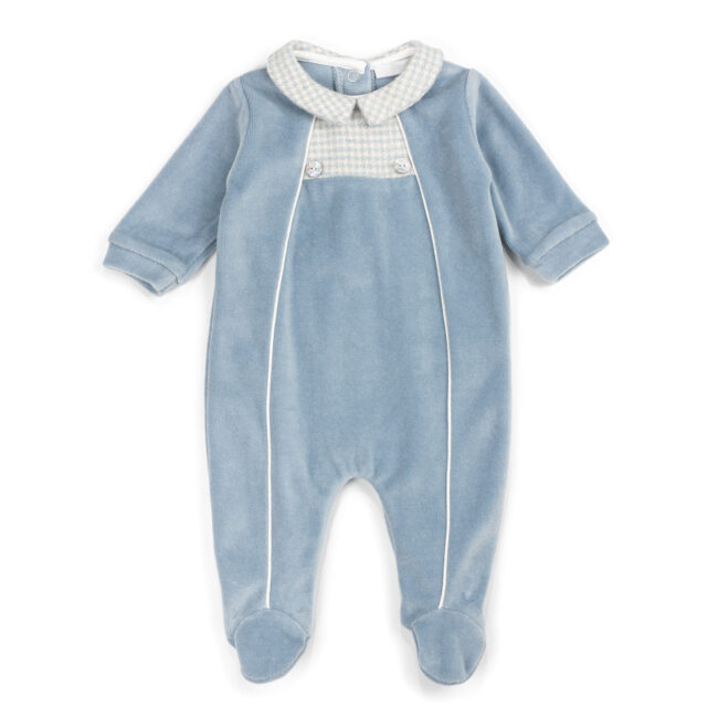 tutina in ciniglia inserto pied poul coccode