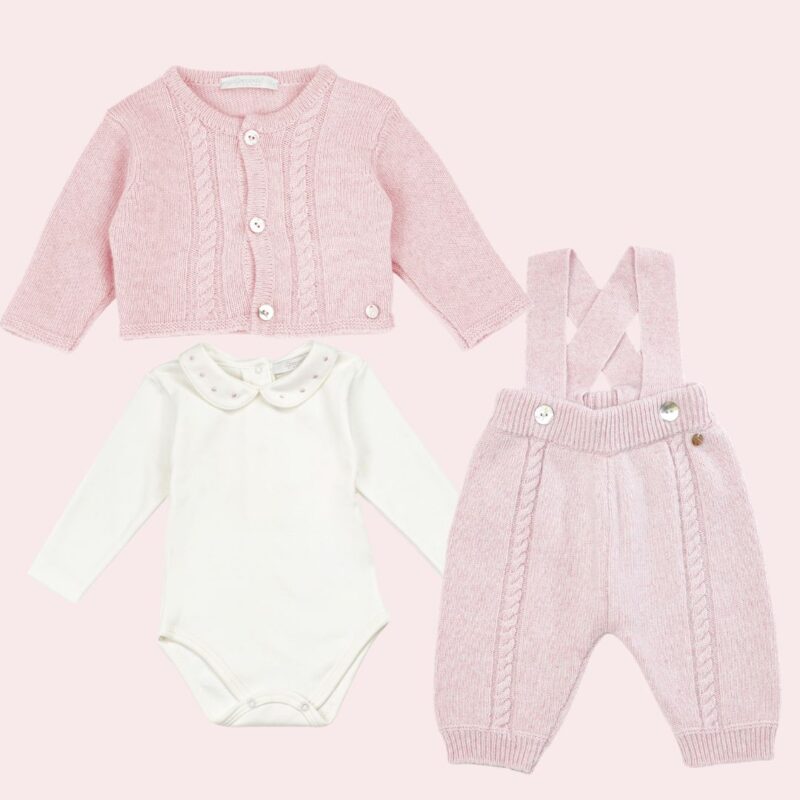 completo tre pezzi in tricot coccode